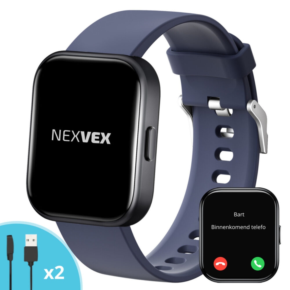 Nexvex Elite Smartwatch Blauw