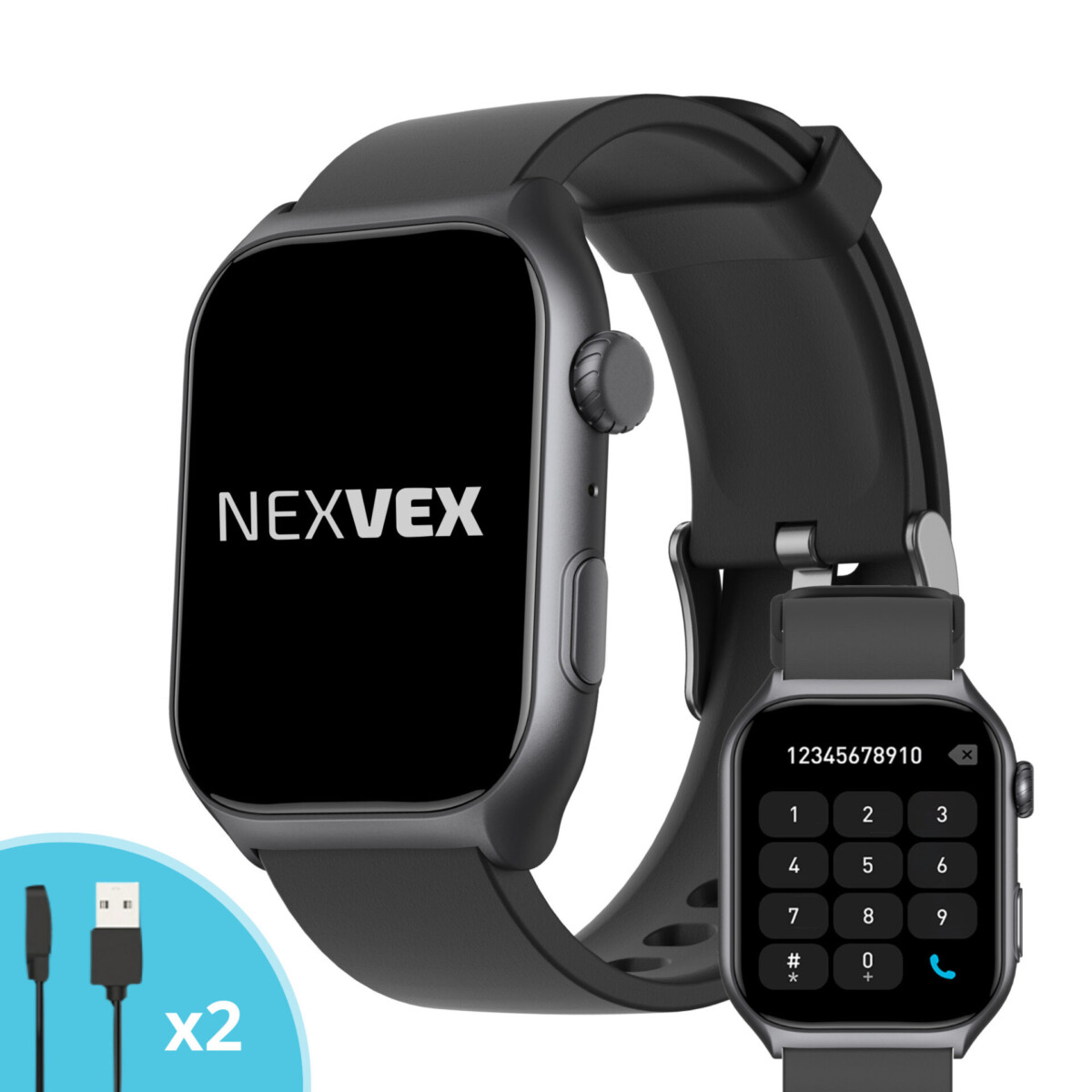 Nexvex GTS7 Pro Luxe 2X Smartwatch